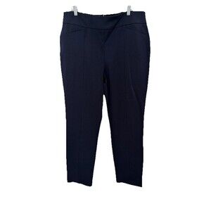 Chico’s So Slimming ankle Pants Women’s Size 3 (16) Navy Pull-On Workwear Career